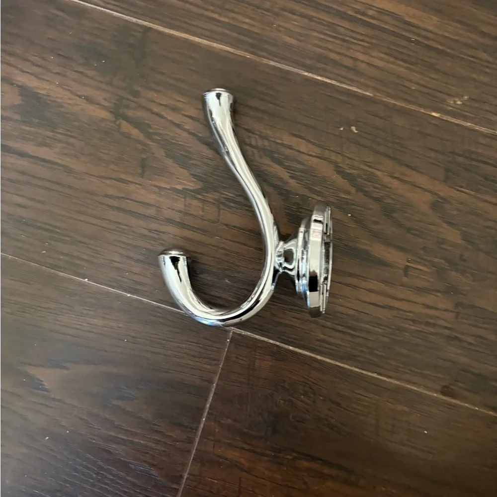Delta Faucet Linden Chrome Mounted Double Robe Hook